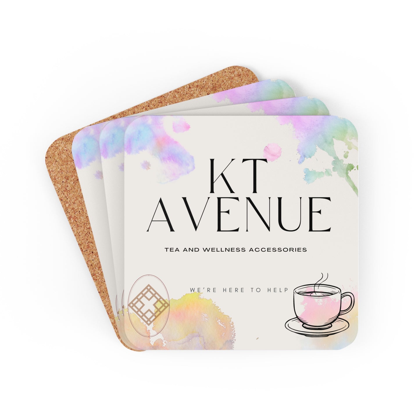 Corkwood Coaster Set