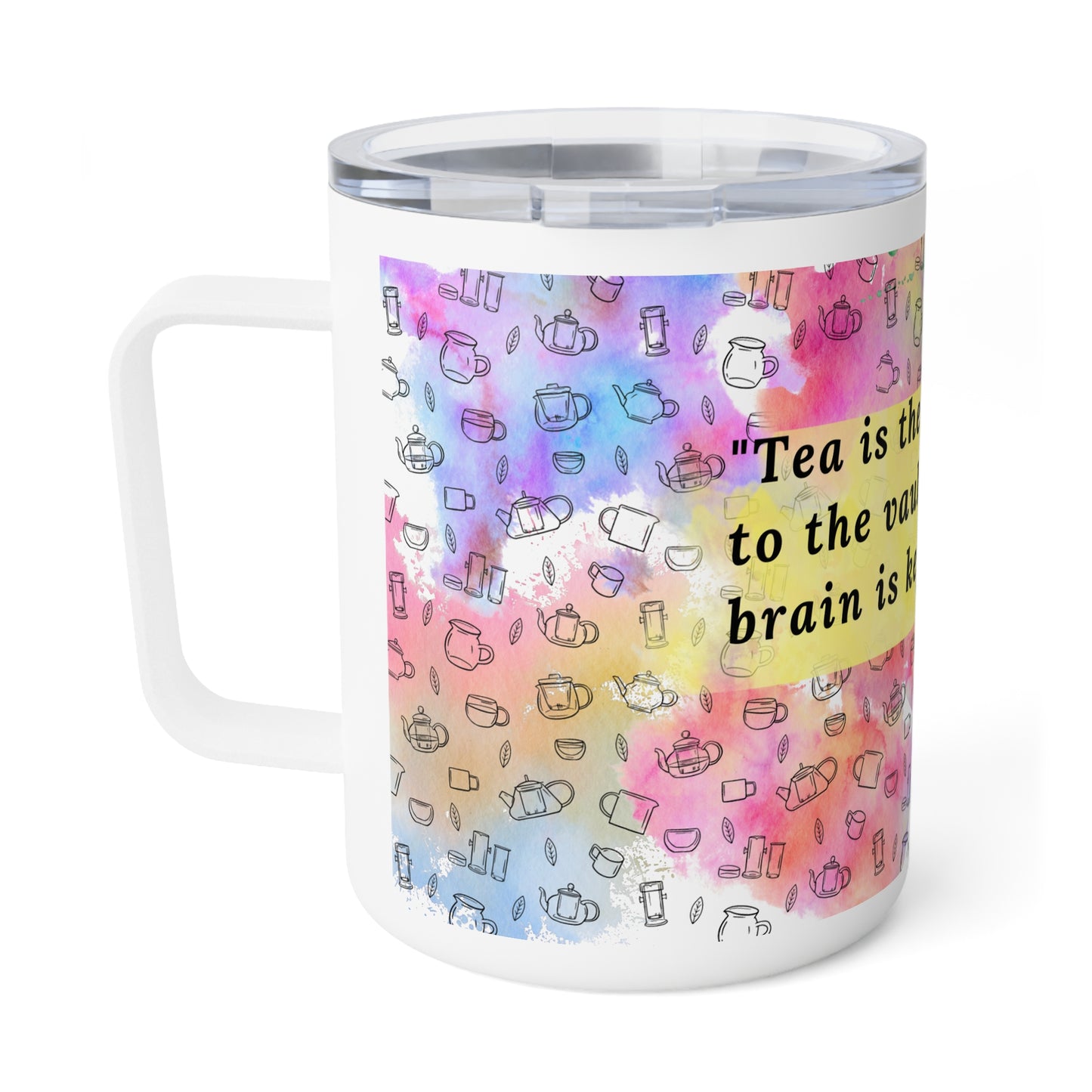 Insulated Tea Mug, 10oz