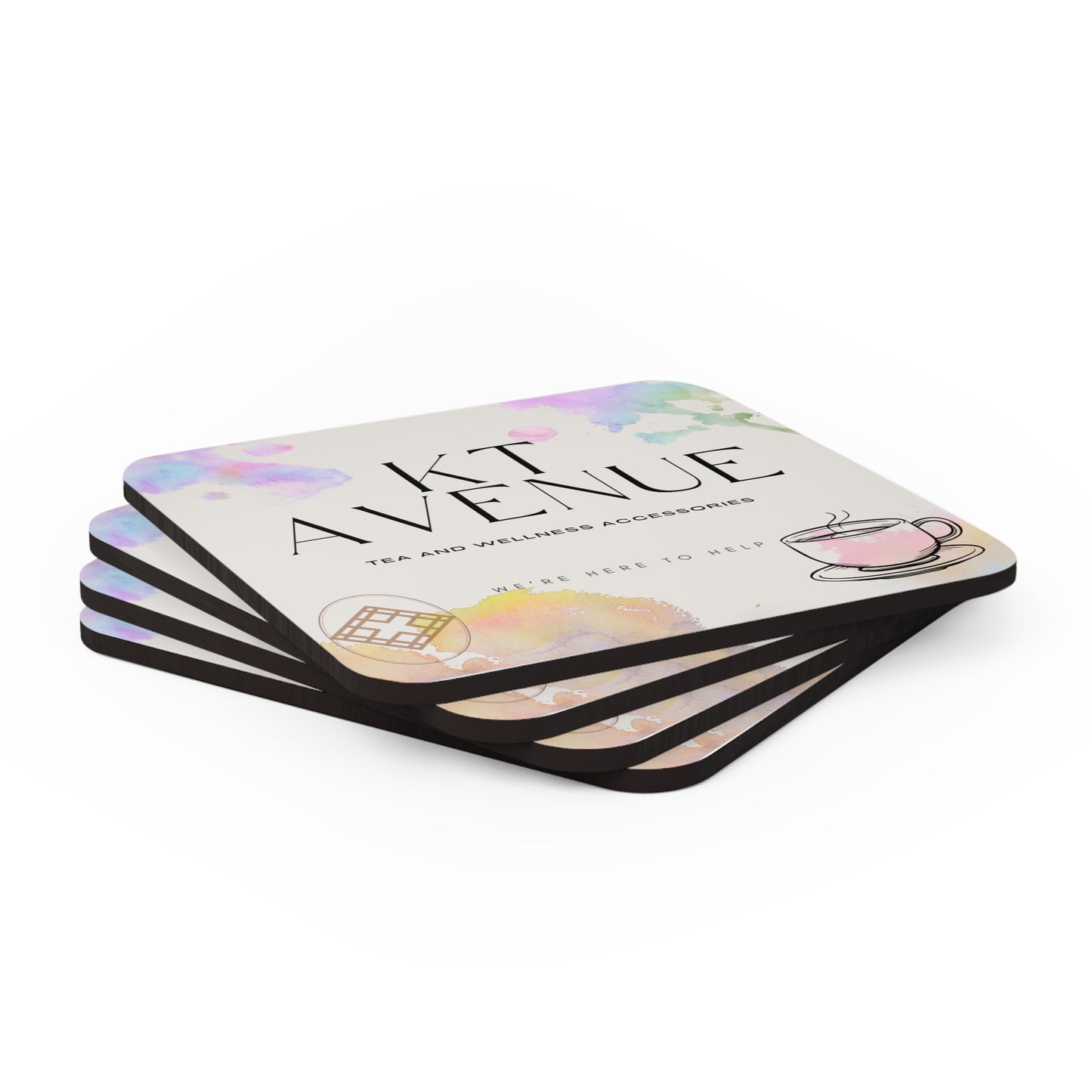 Corkwood Coaster Set