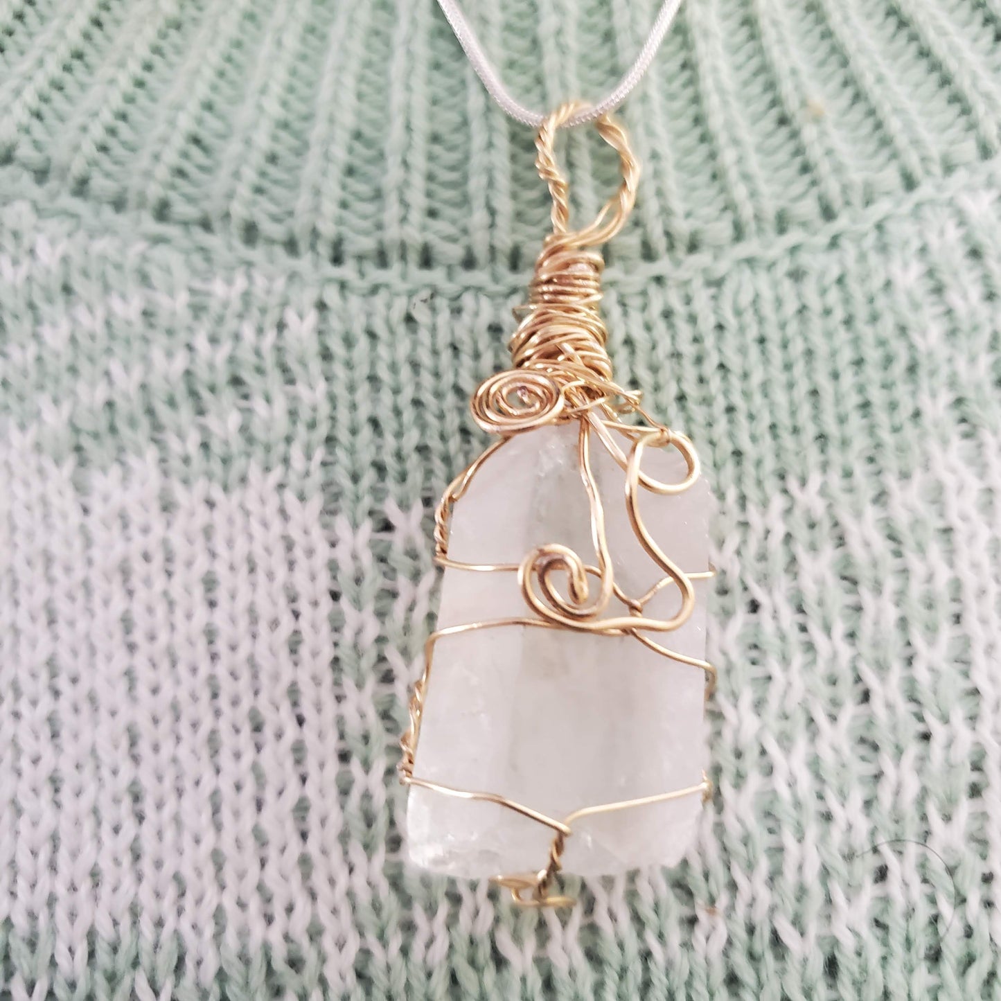 Selenite Necklace