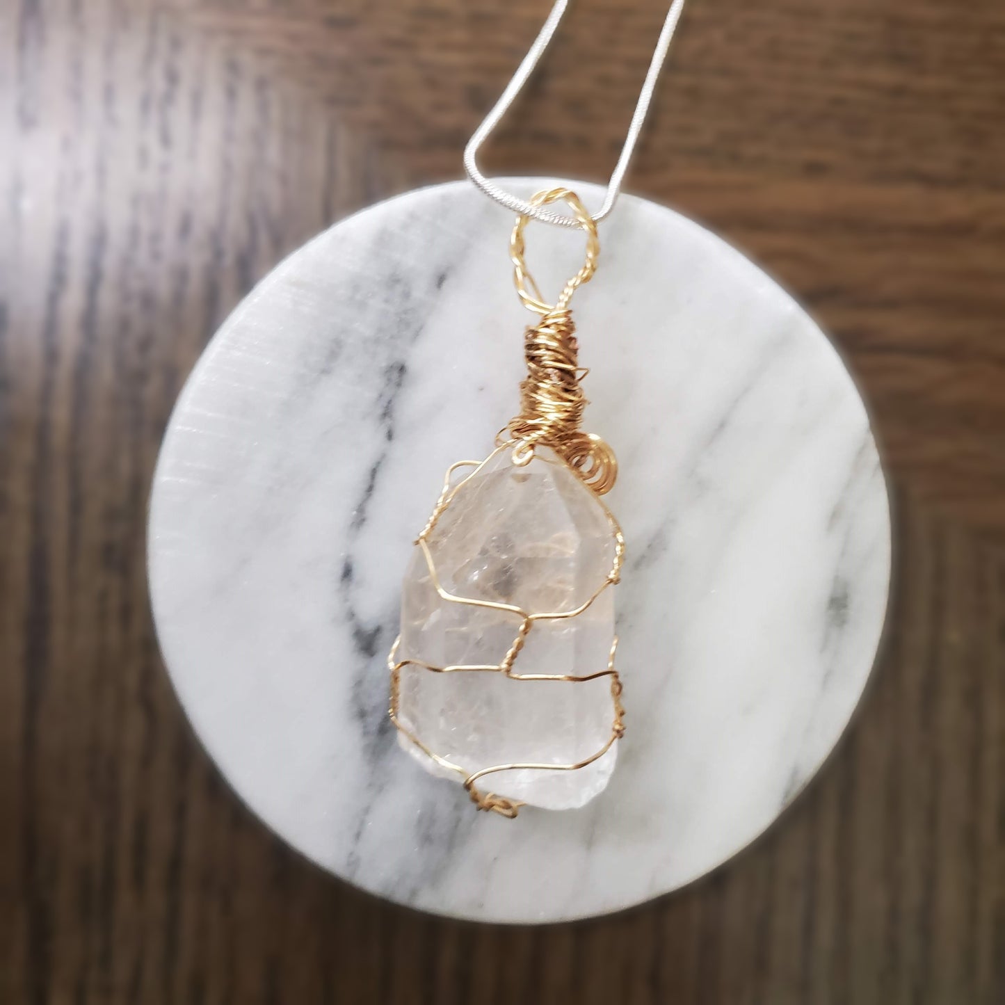 Selenite Necklace