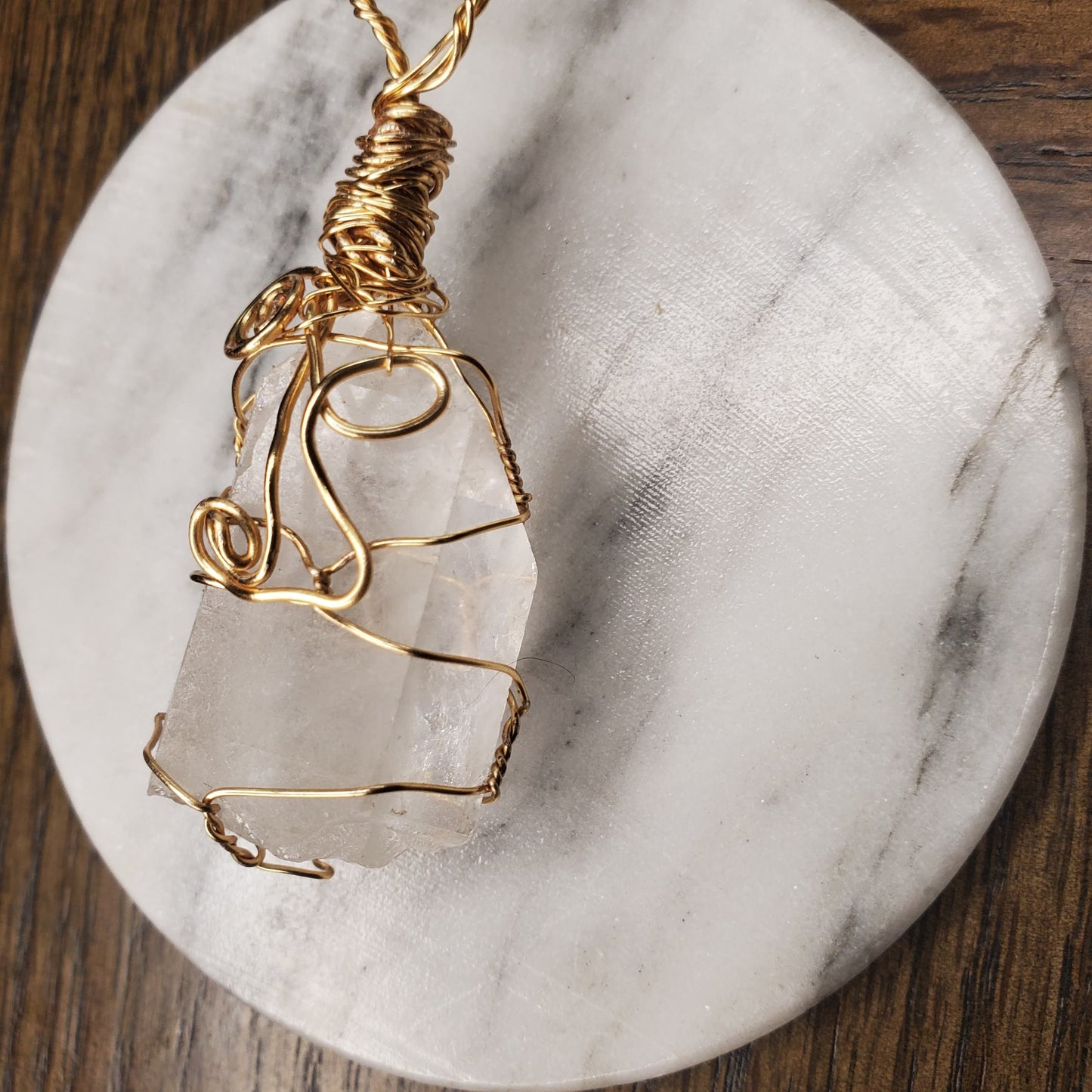 Selenite Necklace