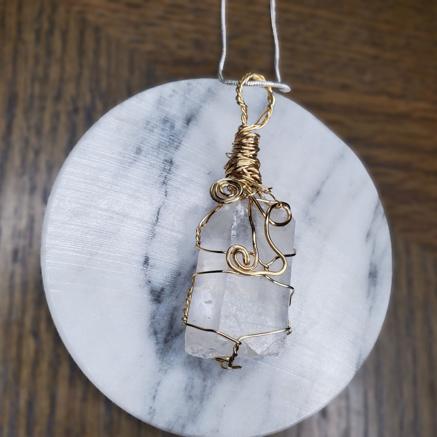 Selenite Necklace