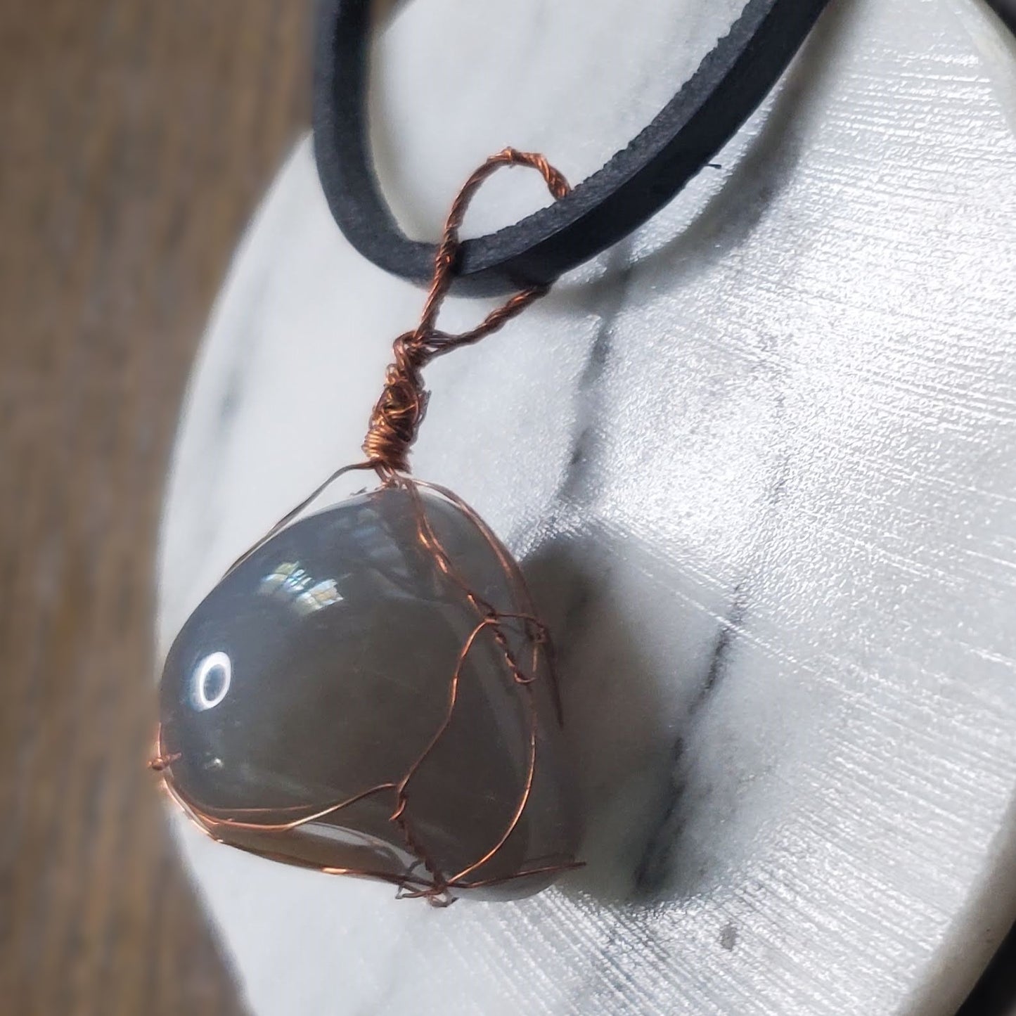 Agate Crystal Necklace