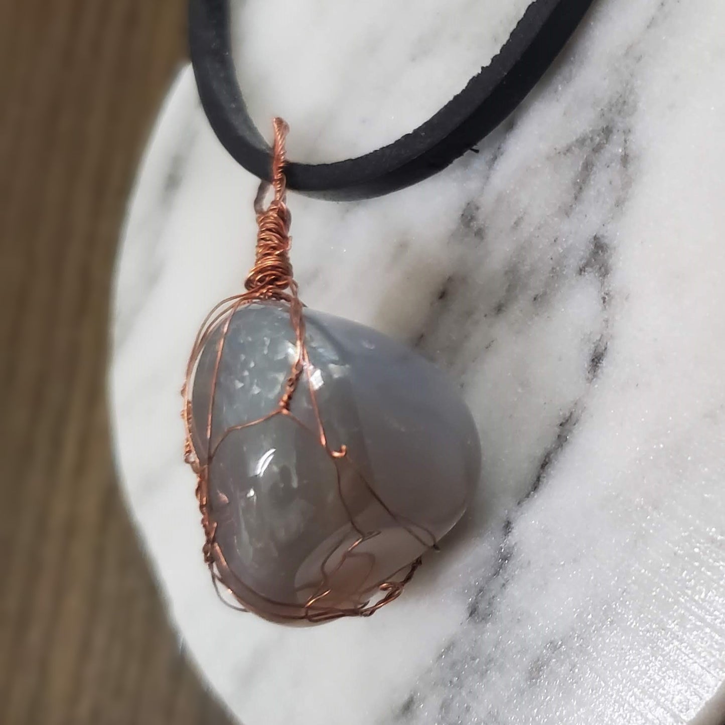 Agate Crystal Necklace