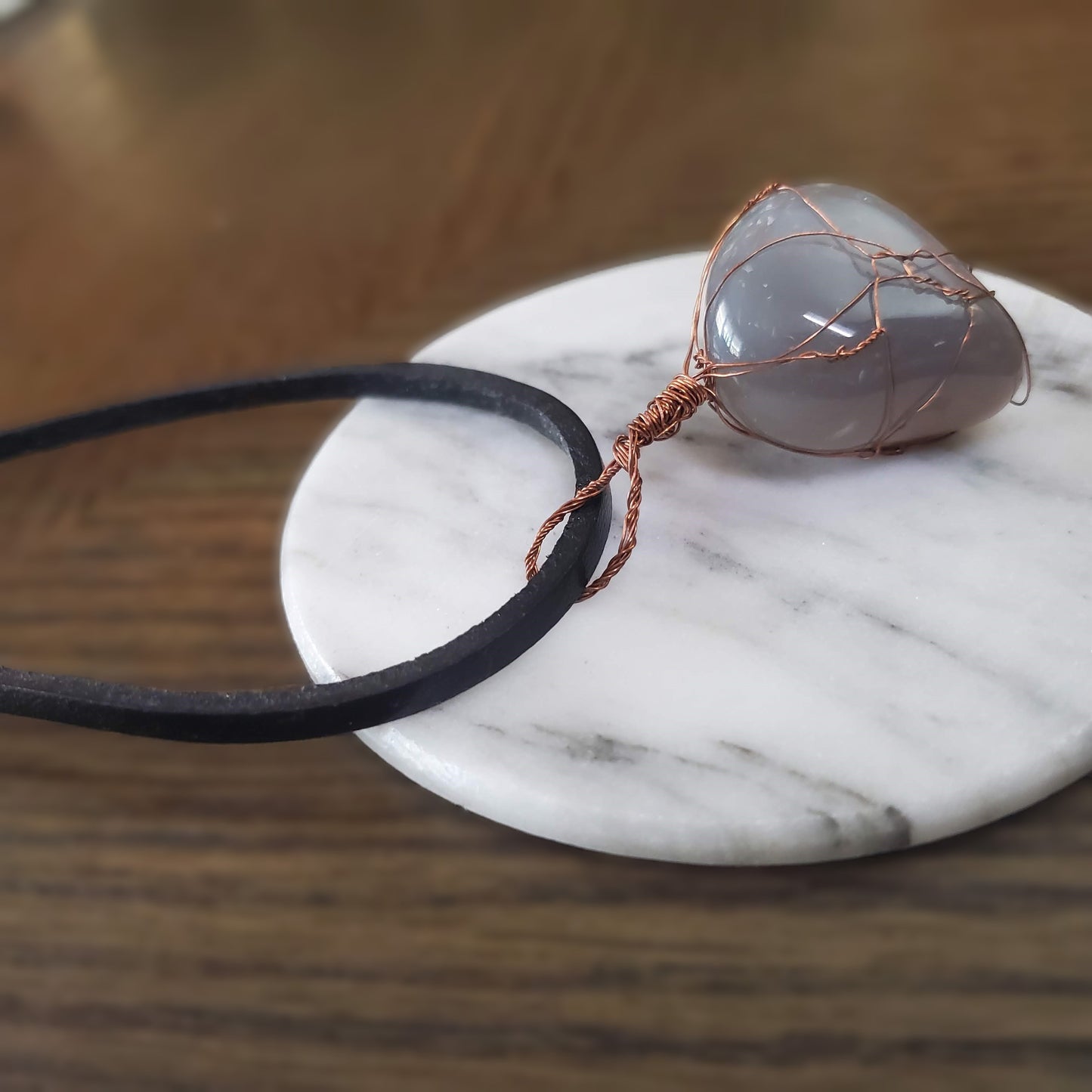 Agate Crystal Necklace