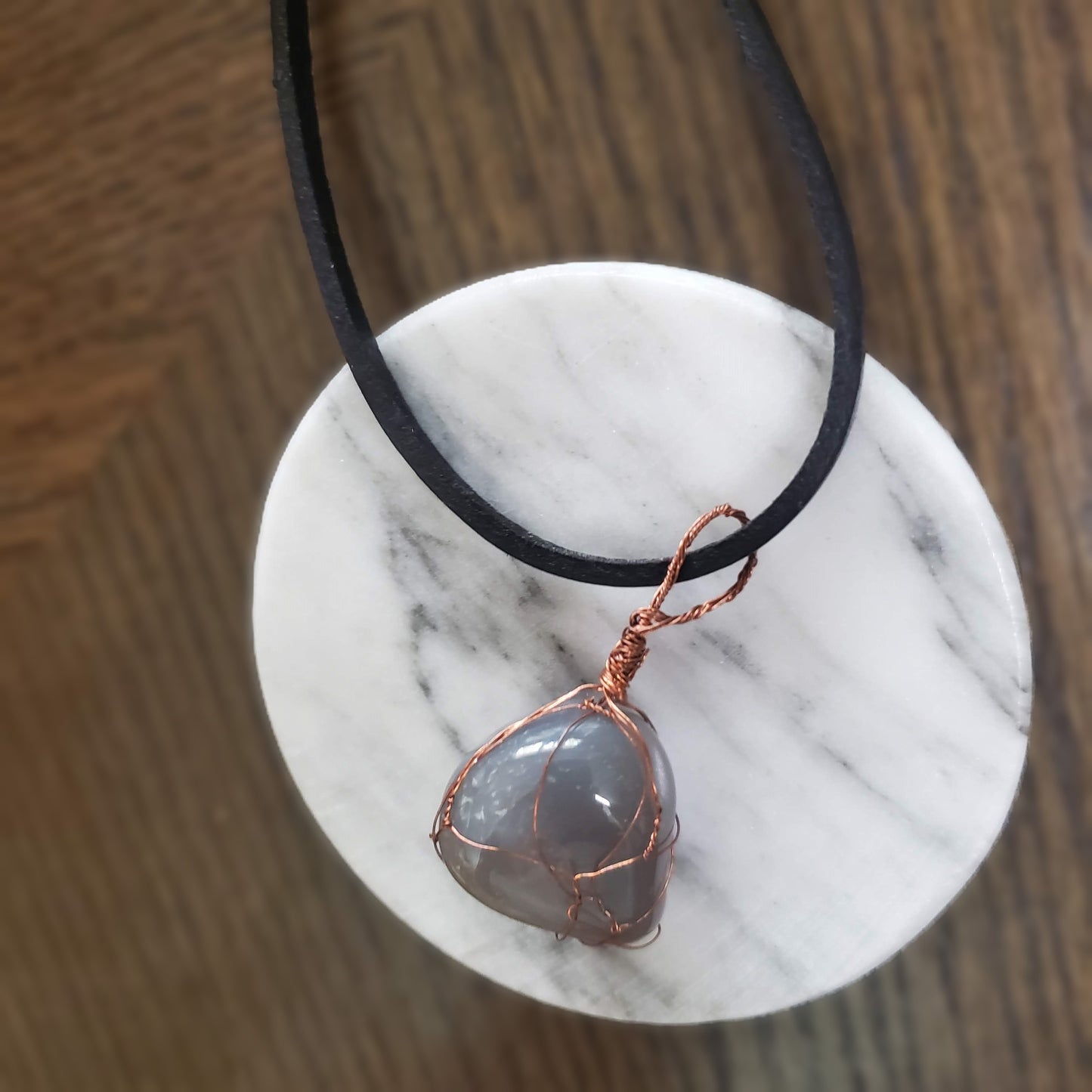 Agate Crystal Necklace