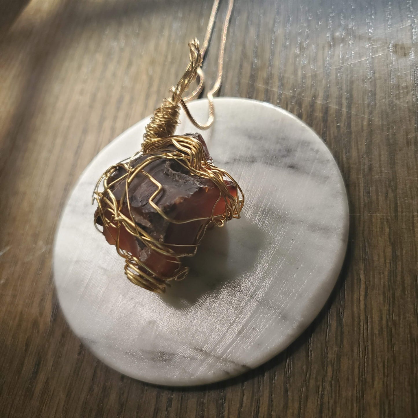 Carnelian necklace