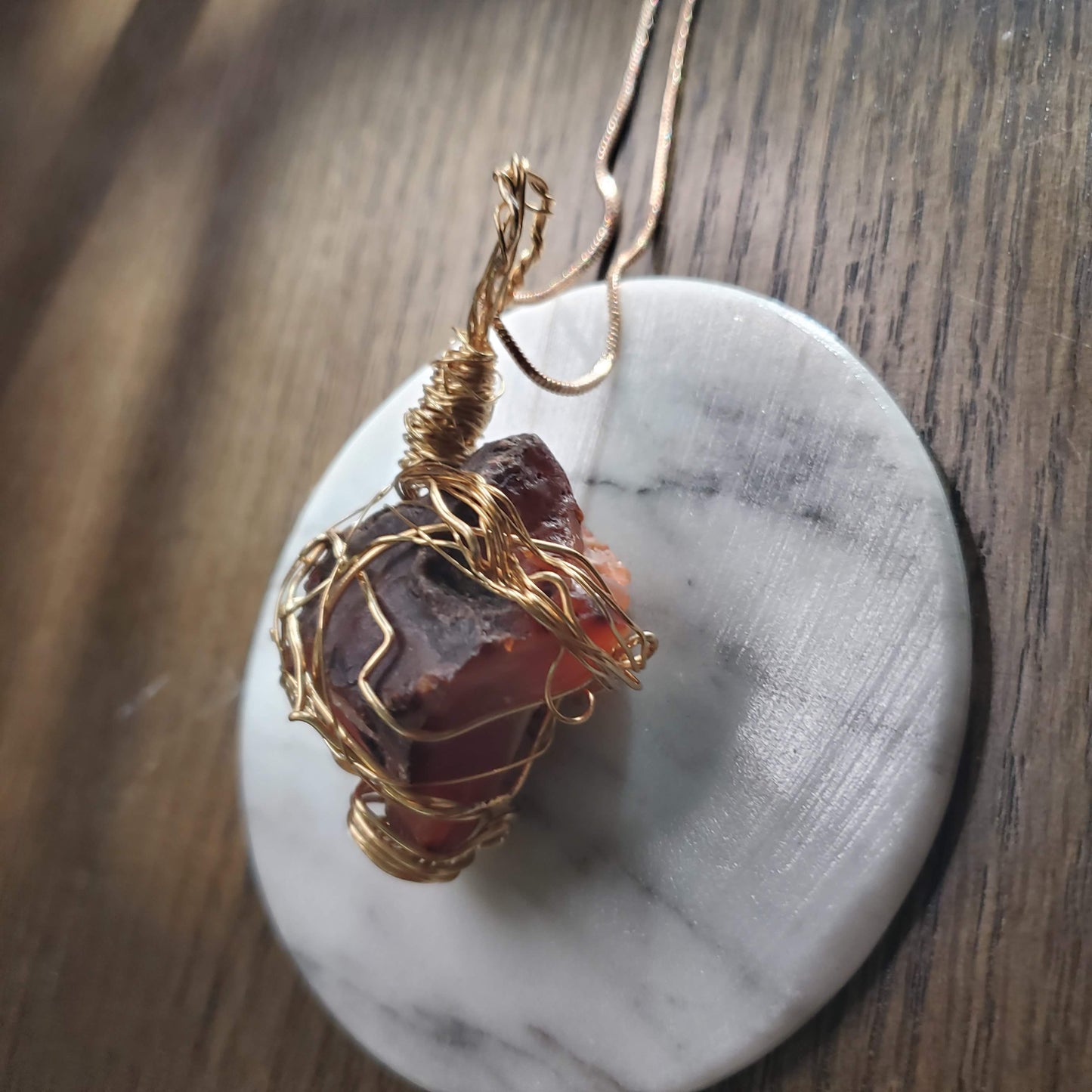 Carnelian necklace