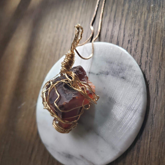 Carnelian necklace