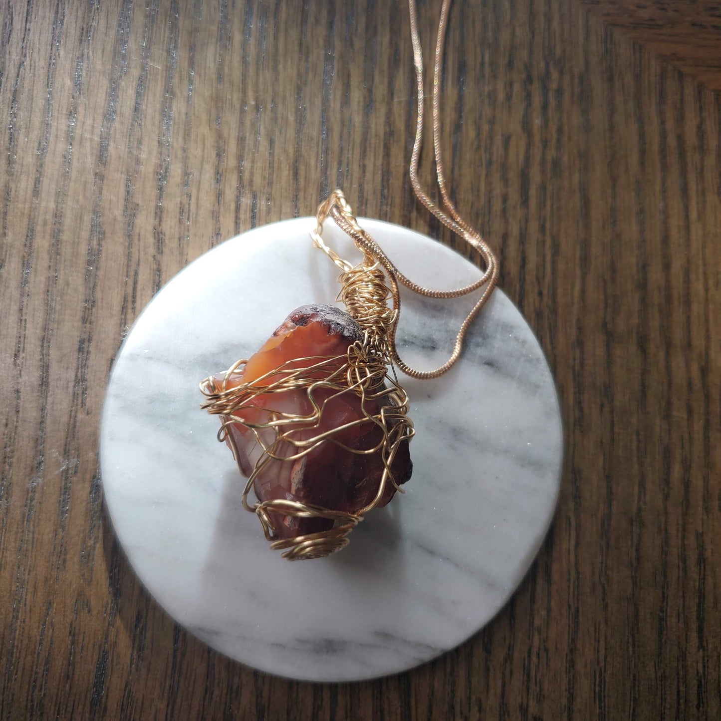 Carnelian necklace