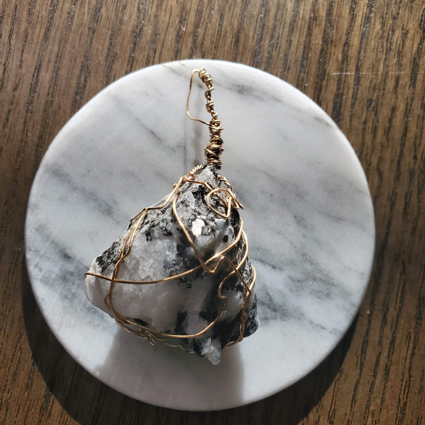 Moonstone Crystal Necklace Pendant Only