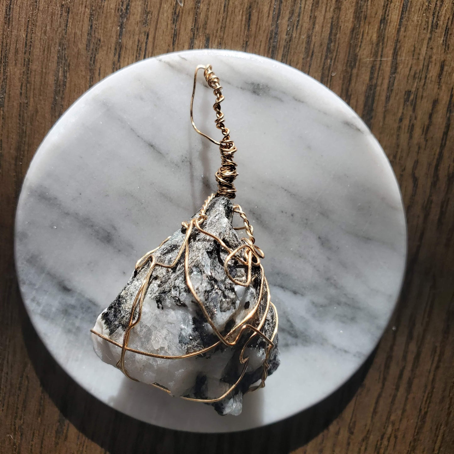Moonstone Crystal Necklace Pendant Only