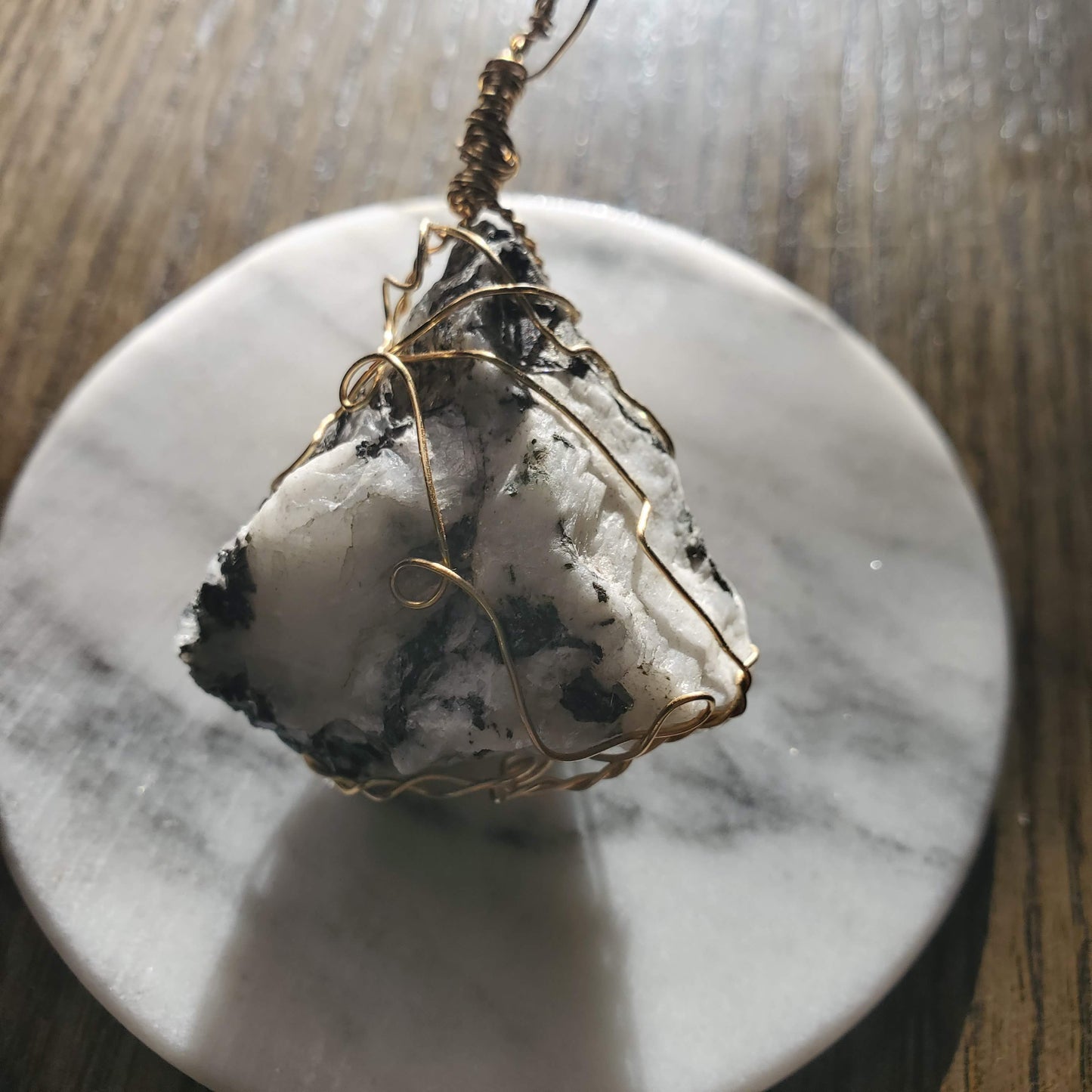 Moonstone Crystal Necklace Pendant Only