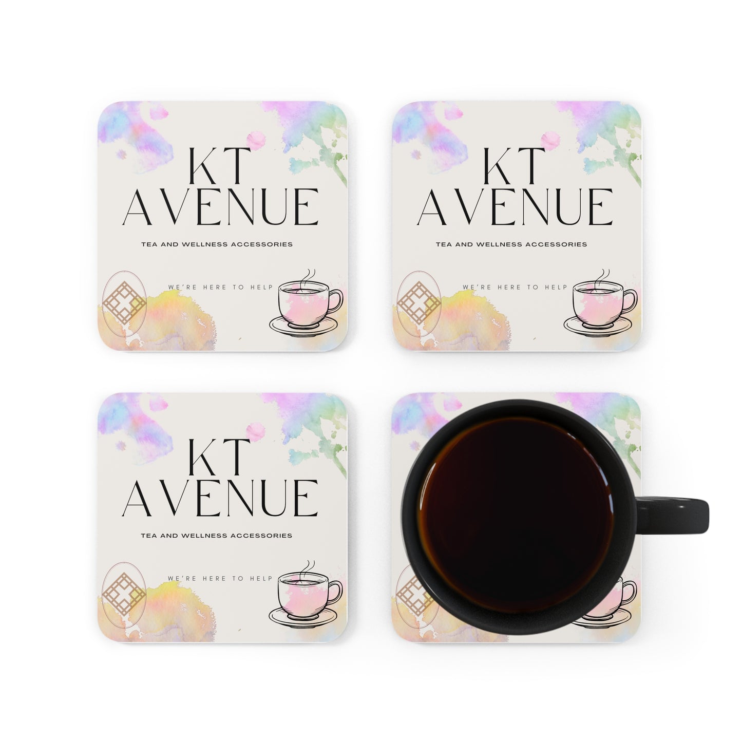 Corkwood Coaster Set
