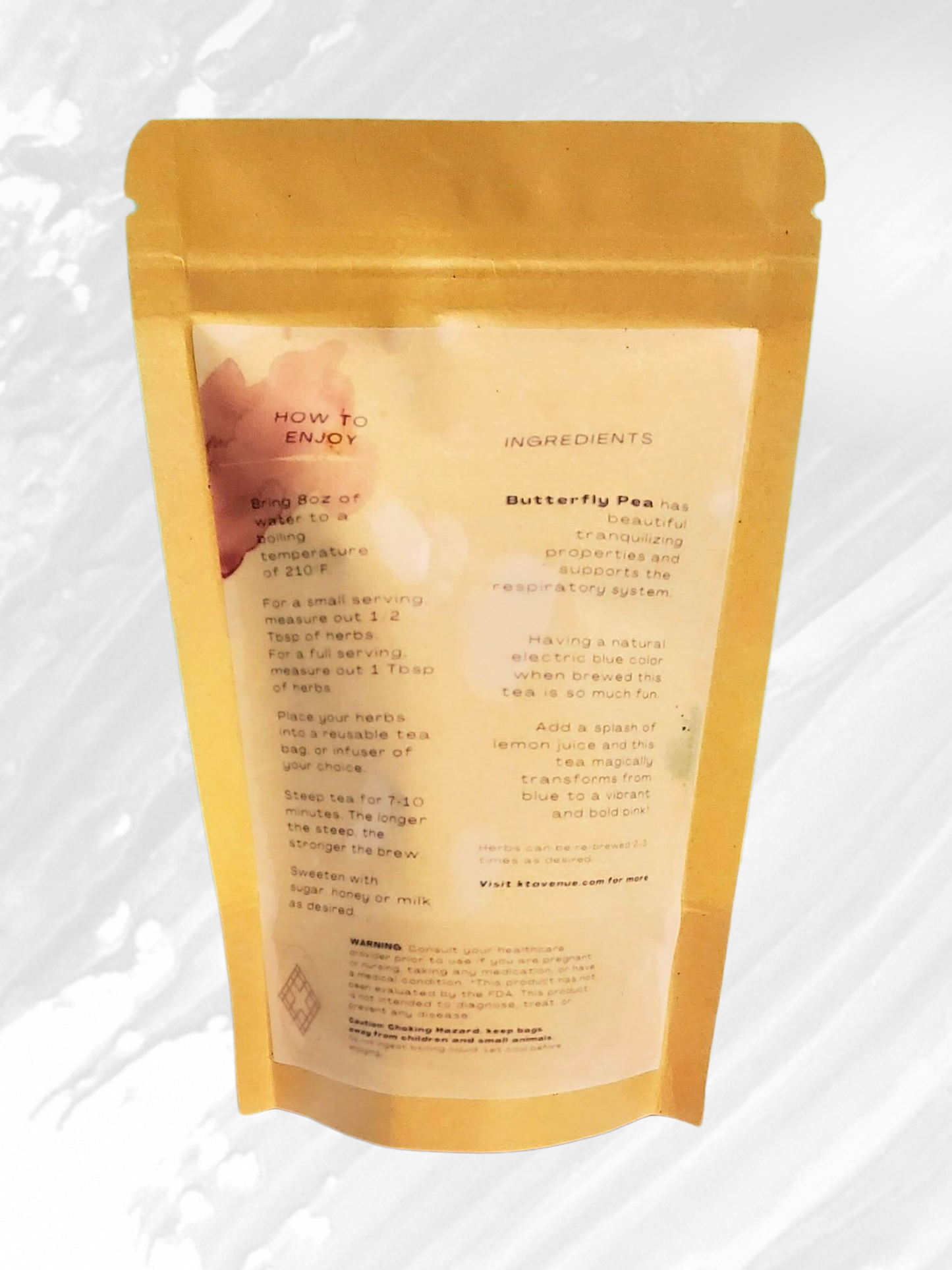 Blue Bliss Herbal Tea Blend (Decaf)