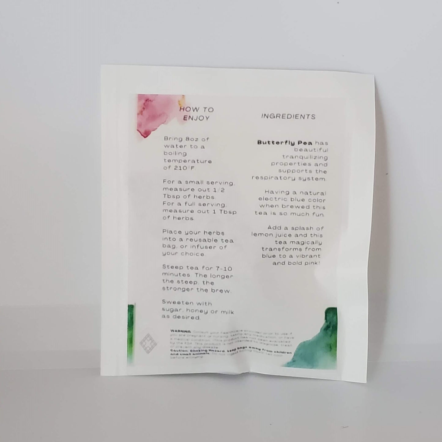 Blue Bliss Herbal Tea Blend (Decaf)