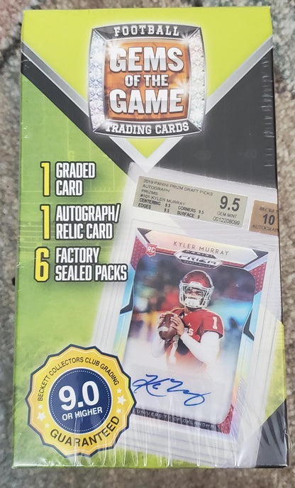 2020 Gems Of The Game Football Trading Cards - Sealed