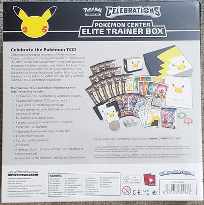 Pokémon Celebrations: Pokémon Center Elite Trainer Box - Sealed