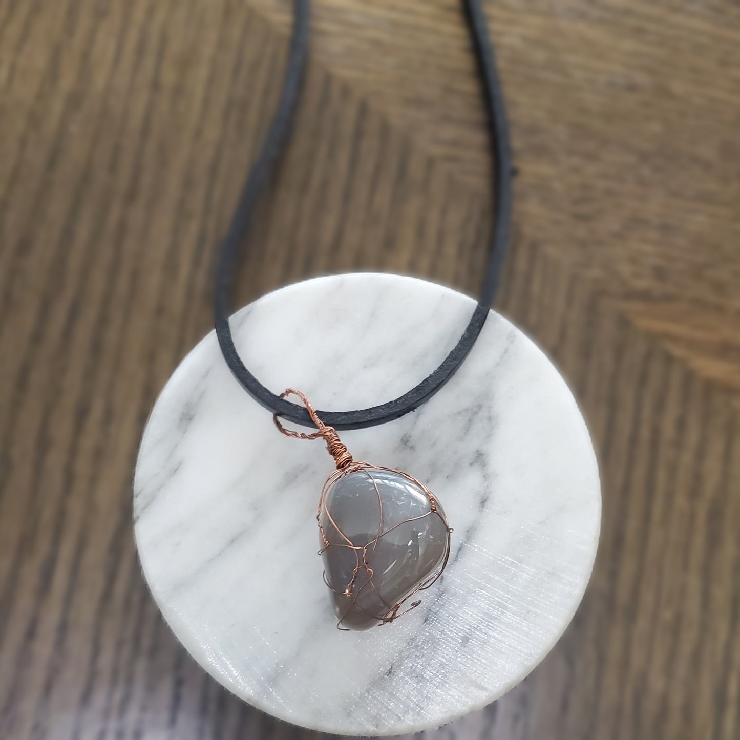 Agate Crystal Necklace
