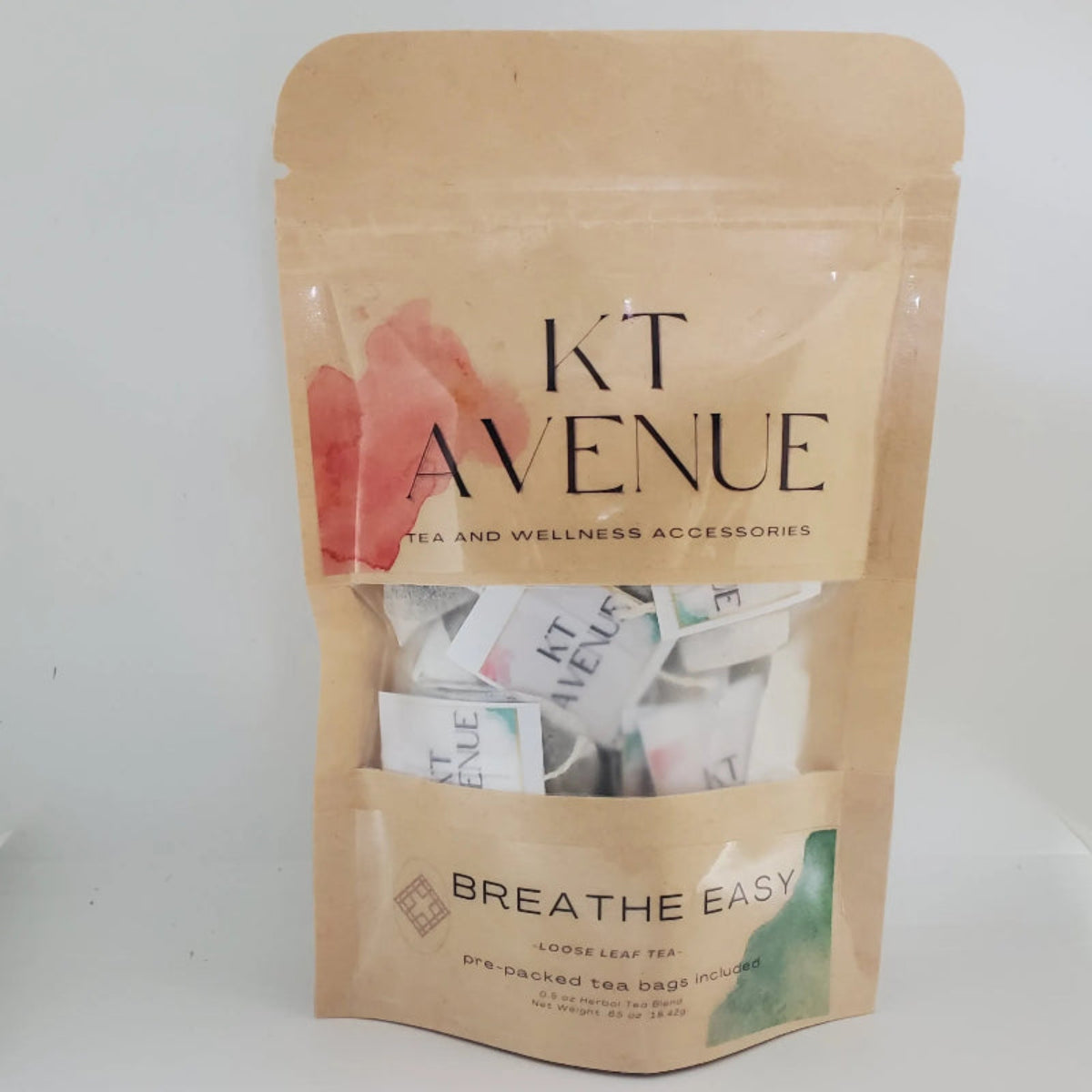 KT Avenue tea package on a white background
