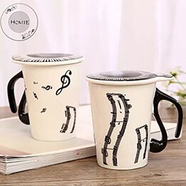 Musical Mugs With  Lids