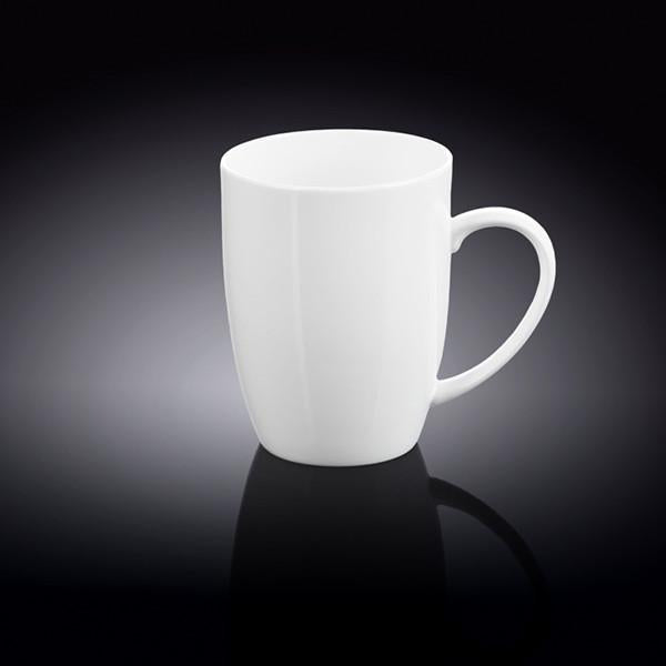 Elegant 16 Oz Fine Porcelain White Mug