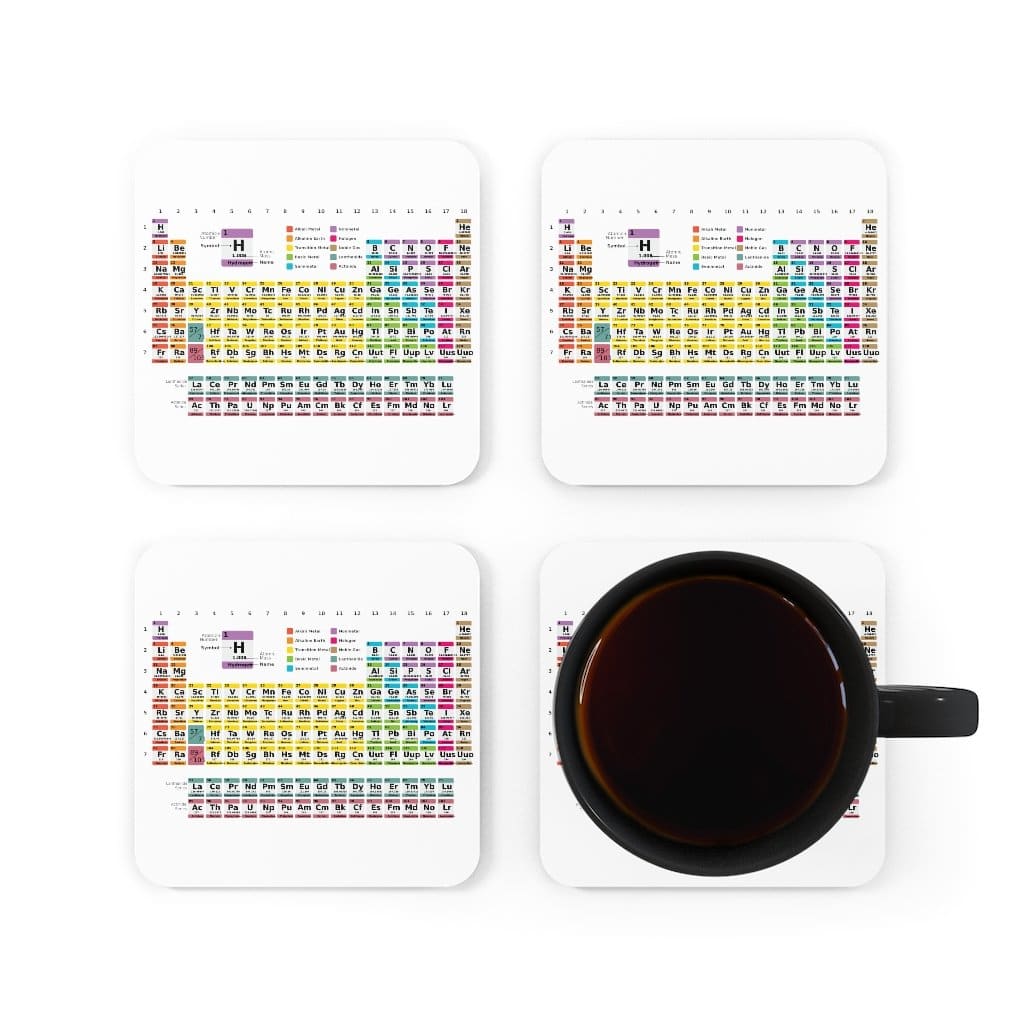 Periodic Table of the Elements Coasters